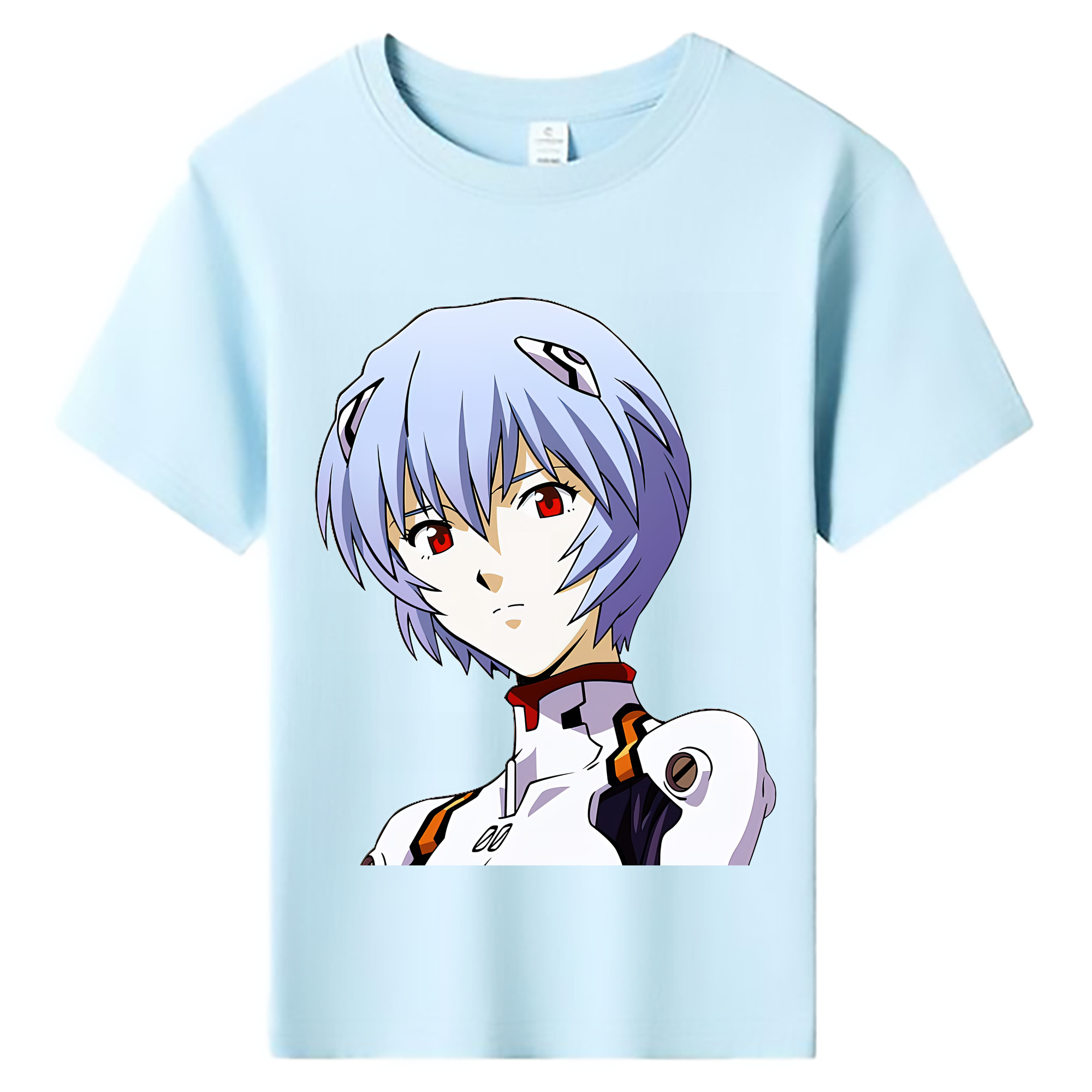（画像用） EVA 新世紀エヴァンゲリオン 綿100％キッズTシャツ（フロントプリント）